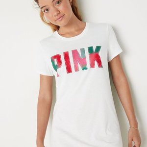 Victoria secret PINK BLING Tshirt 2XL NWT